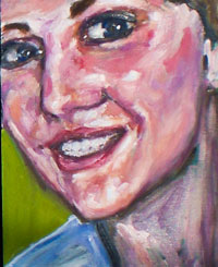 Portrait of Julian (in progress), Oil Painting by Nick Ward