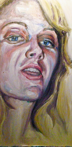 Portrait of Liz, Oil Painting by Nick Ward Portrait of Liz, Oil Painting by Nick Ward